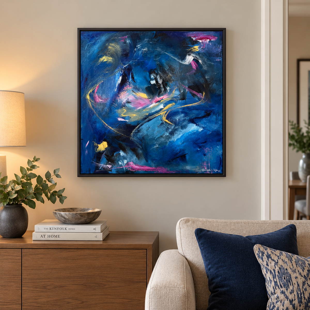 Deborah Cogley - Abstract Blue I