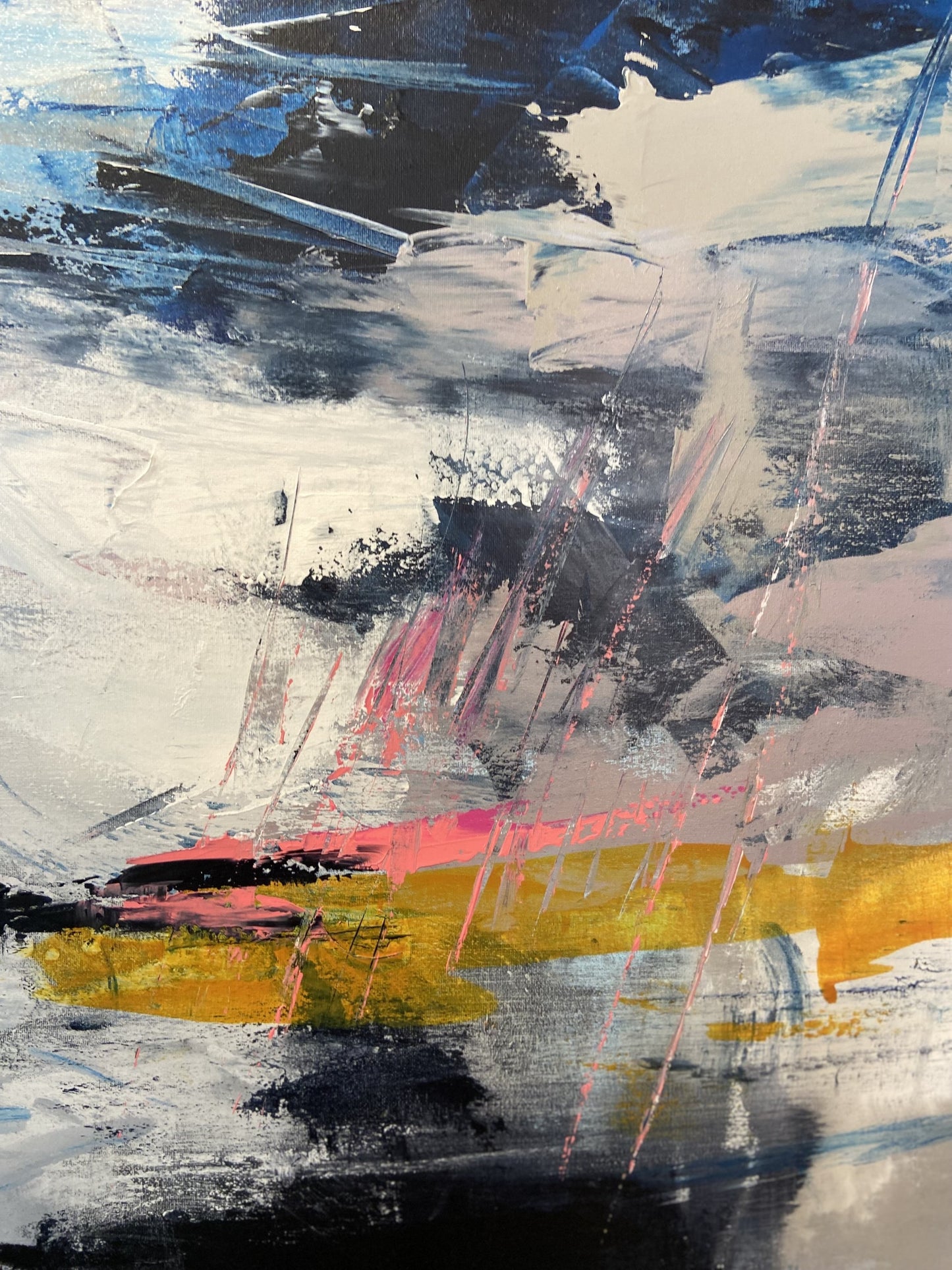 Jennifer Hart Art - Abstract Blue