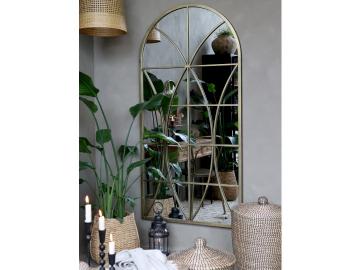 Antique Brass - Mirror with arch