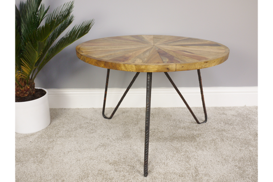 Round Wooden Coffee Table