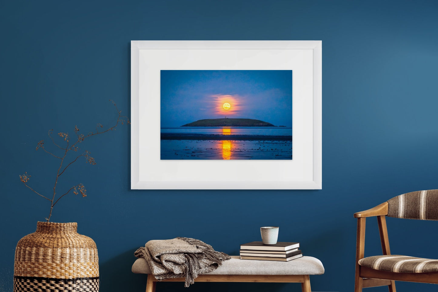 Sally O Reilly - Sentio Studio - Buck Moon over Capel Island