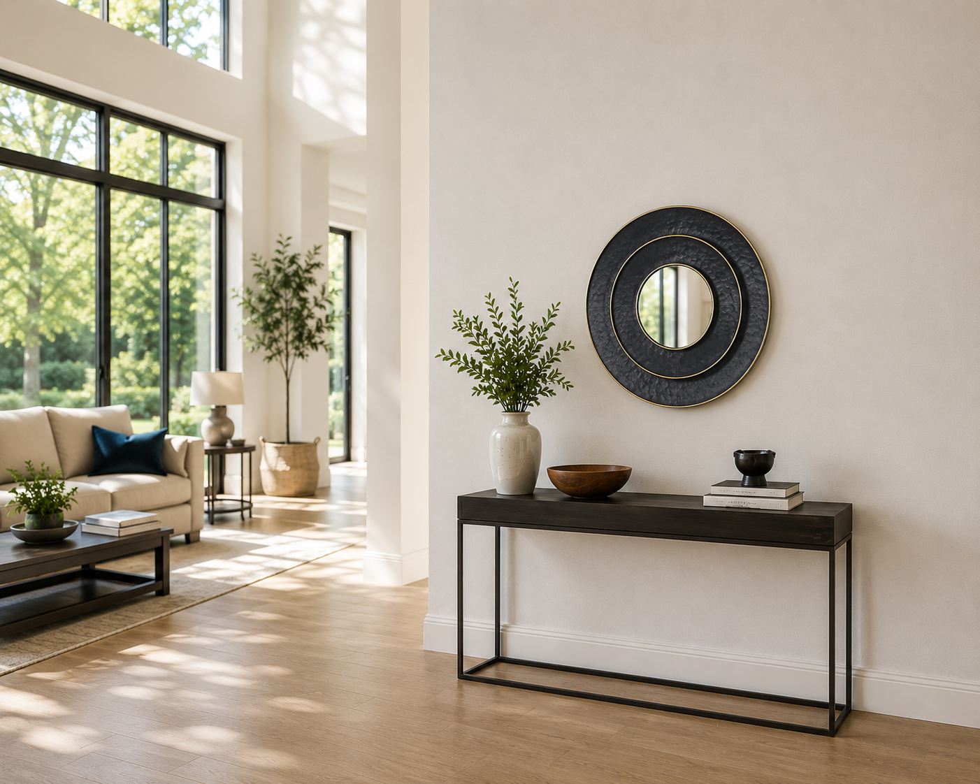 Mirror - Black and Gold Layered
