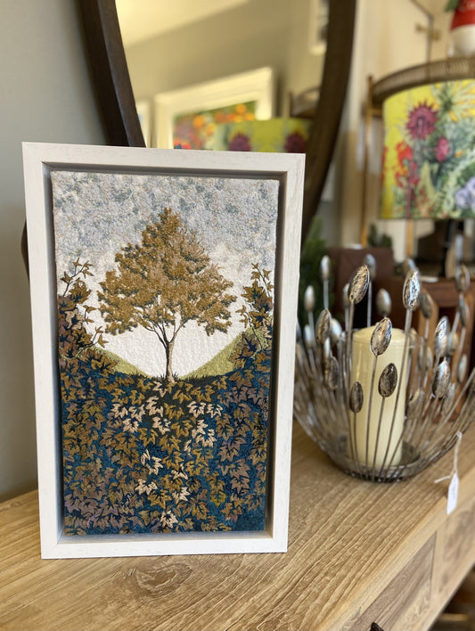 Textile Art - Eileen McNulty - Amber Leaves