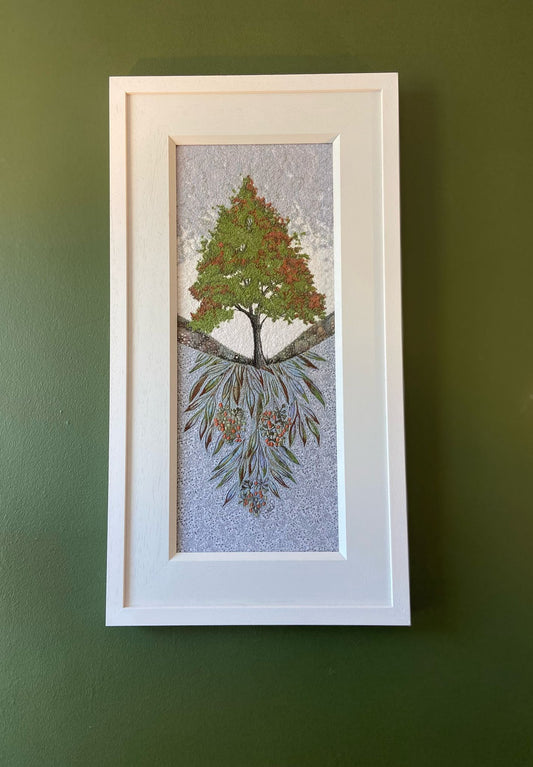 Textile Art - Eileen McNulty - Mountain Ash Undergrowth