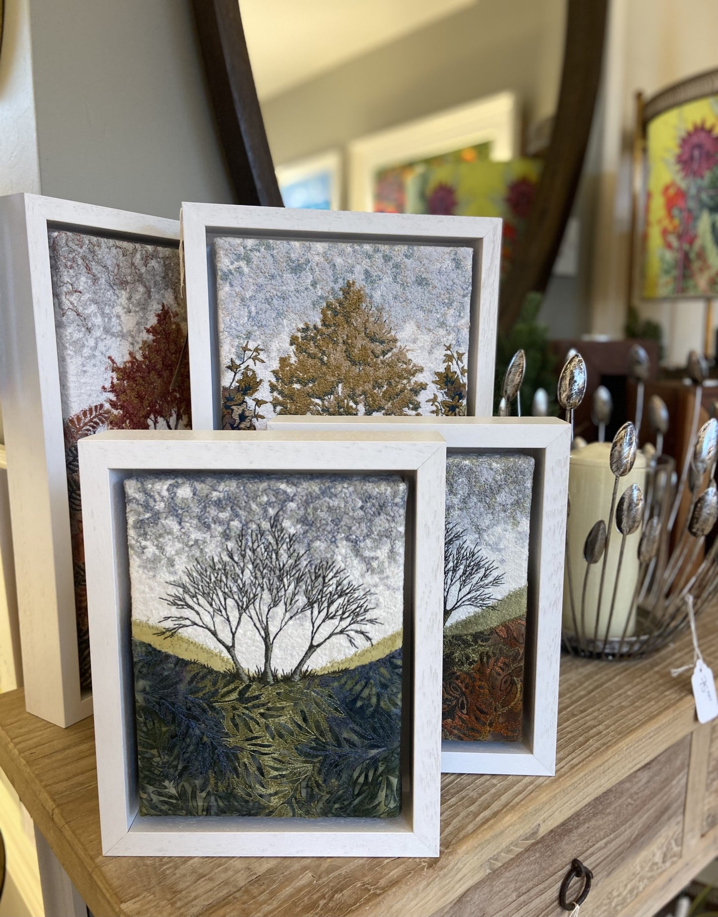 Textile Art - Eileen McNulty - Copper Otherworld