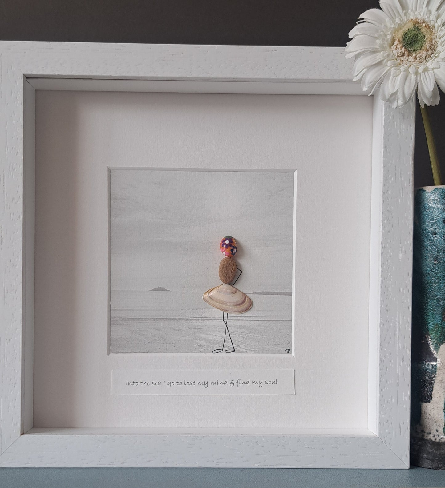 Catch My Drift - Pebble Art - Sea Swimmer - Garryvoe