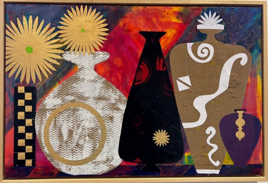 Gina Fegan Art - Pots of Goild