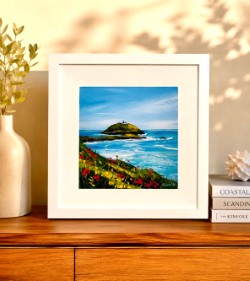 Helen Condon Art - Atlantic  Blooms / Ballycotton Cliff