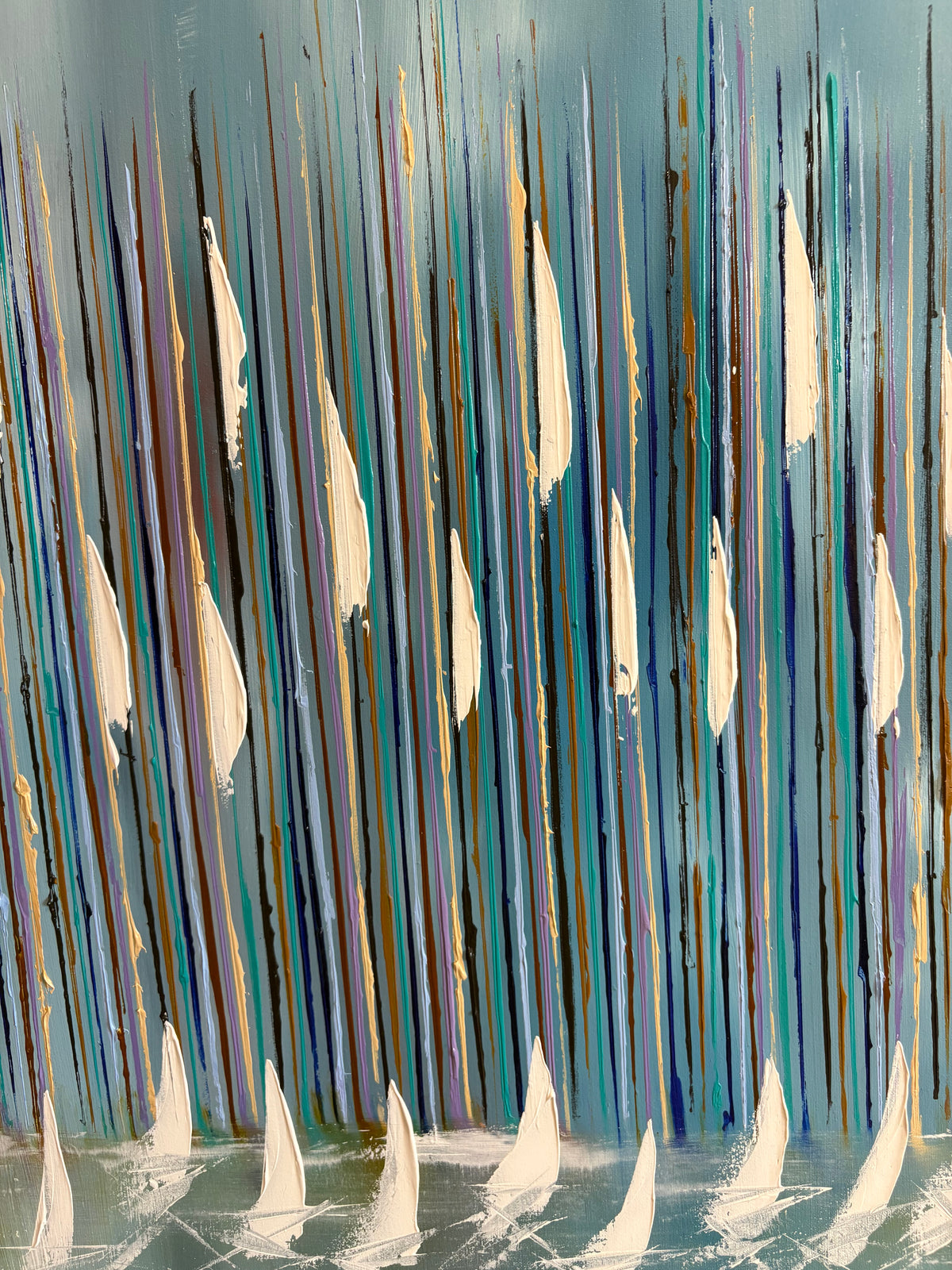 Jennifer Hart Art -  Panama Blue