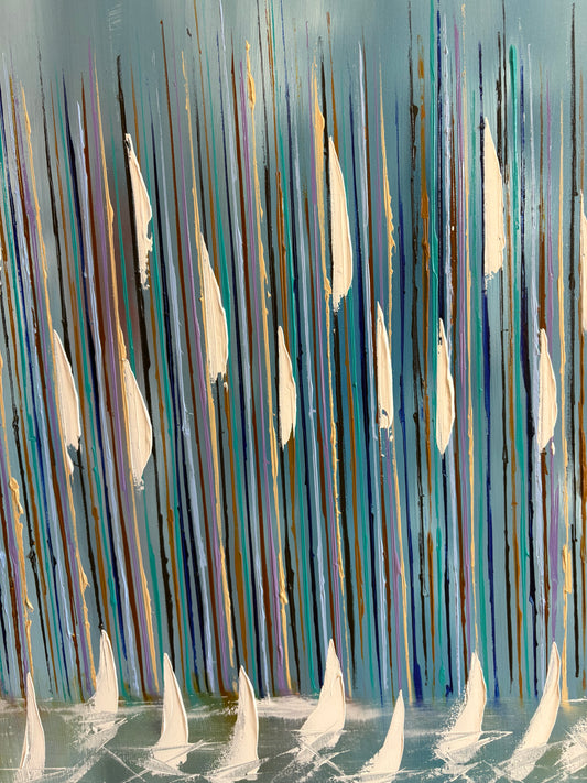 Jennifer Hart Art -  Panama Blue
