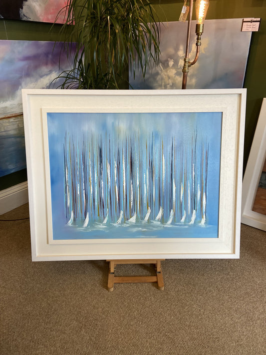 Jennifer Hart Art -  Panama Blue