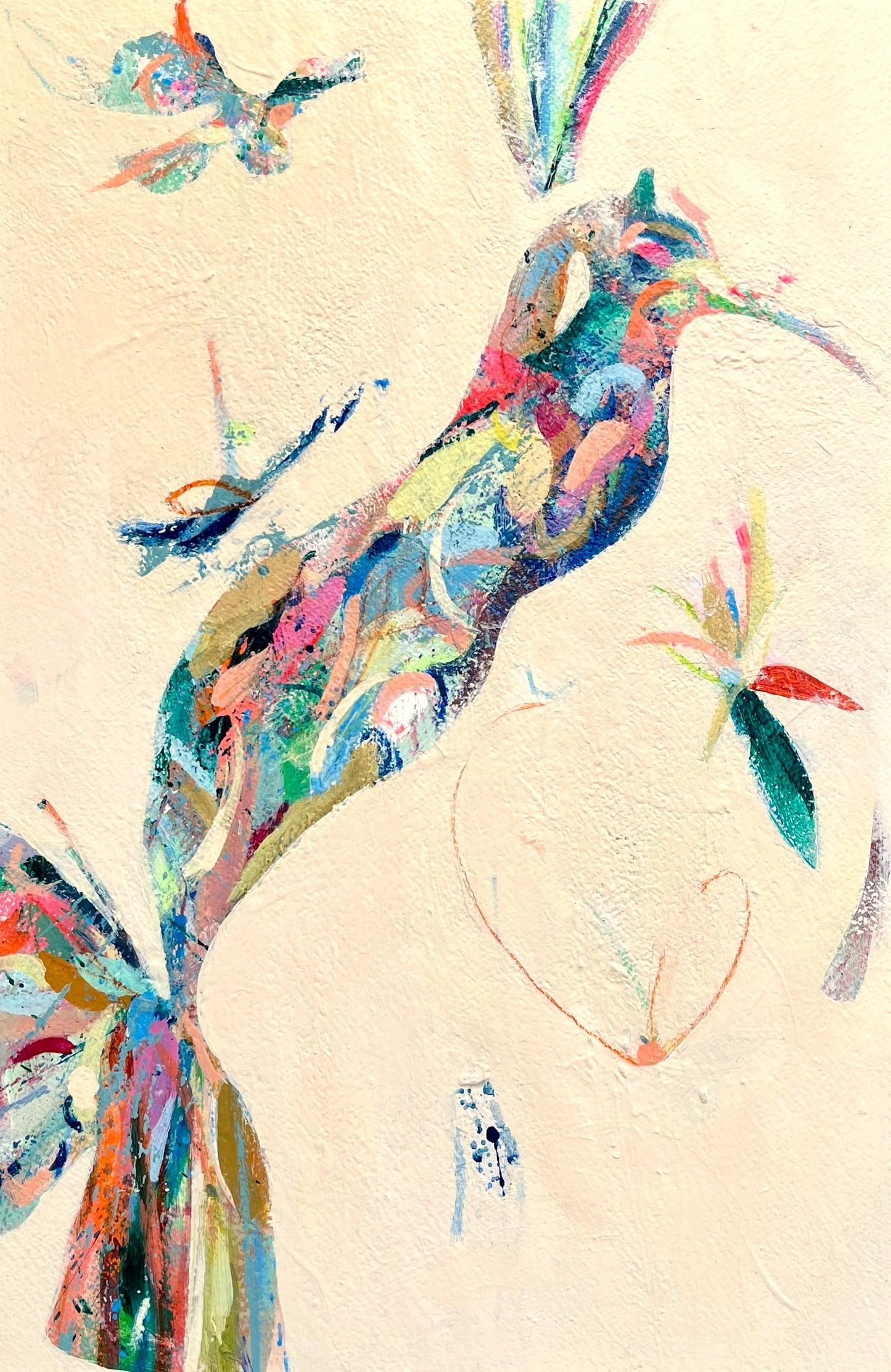 Nessa Mc Cormack Art - Fire Flower of Ajijic